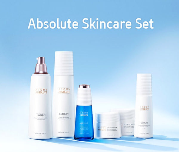 Atomy Absolute skin care set toner lotion serum ampoule eye nutrition face
