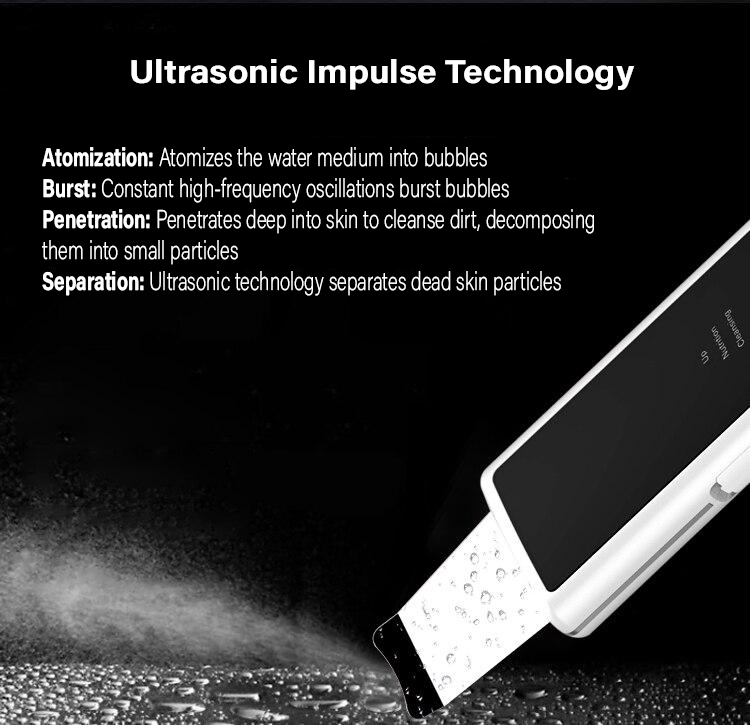Ultrasonic Pore Cleanser EMS Roller Massage Skin Tightener