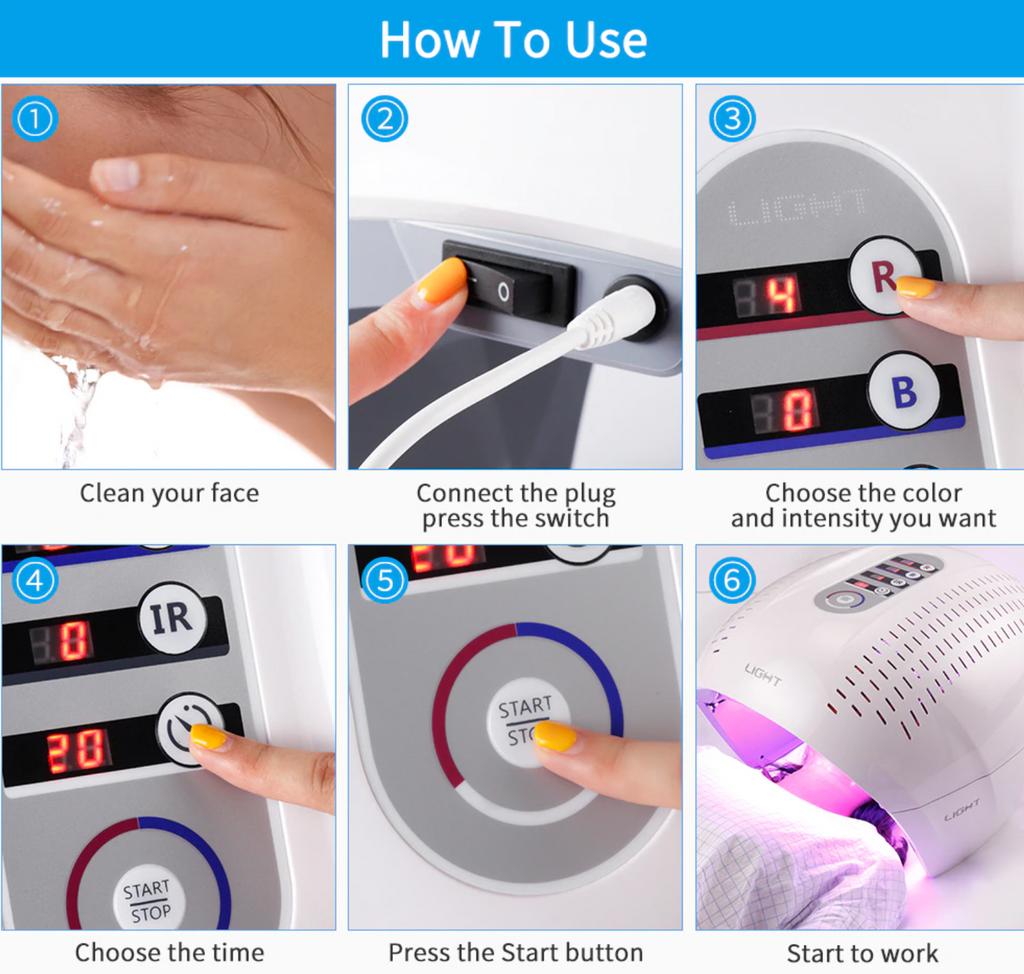 Medical Grade LED PDT Light Therapy with Infrared