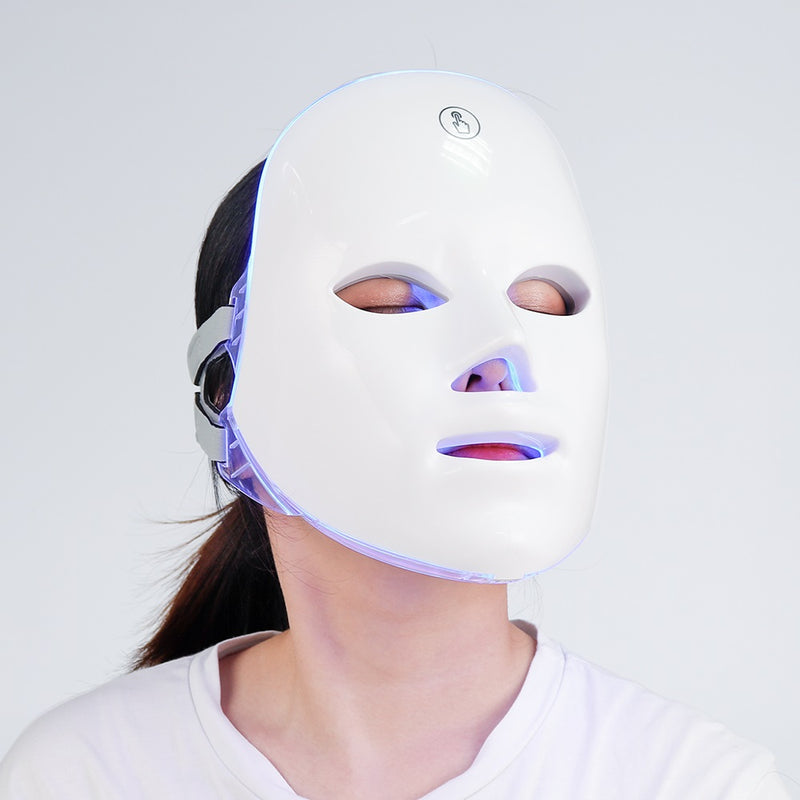 led face mask therapy 7 colors lightweight wireless new led mask red light therapy blue light therapy